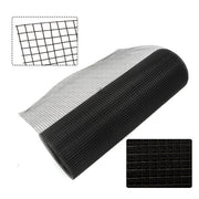 DURAFORCE 1/2inch Hardware Cloth 19 Gauge Black PVC Coated Wire Fencing Garden Fence Roll