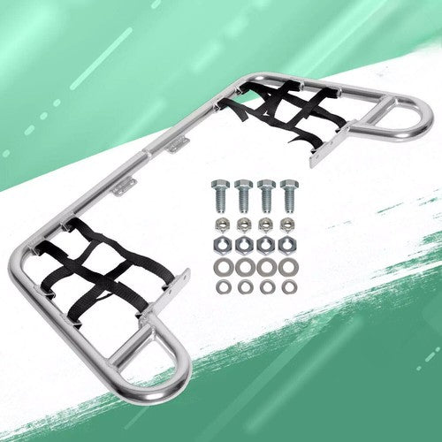 DURAFORCE Silver Nerf Bars For Honda TRX 250X 1987-88 TRX 300EX 300X 93-09 - Aluminum