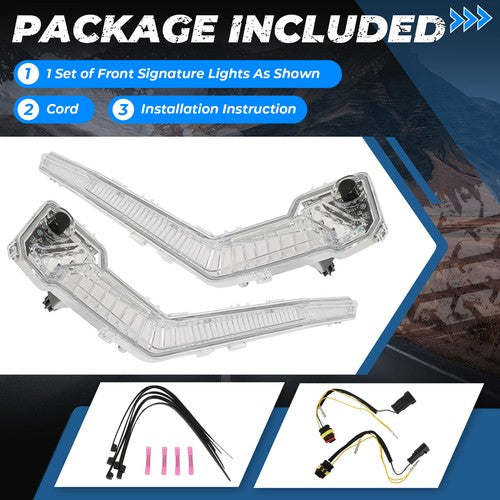 LED Turn Signal Light Chrome for Can Am Maverick X3 Max R XDS XRS Turbo 17 25