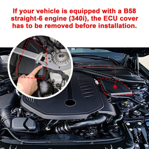 Front Engine Upper Strut Bar Tower Brace for 12-18 BMW 3 Series F30 F31 F34 F35