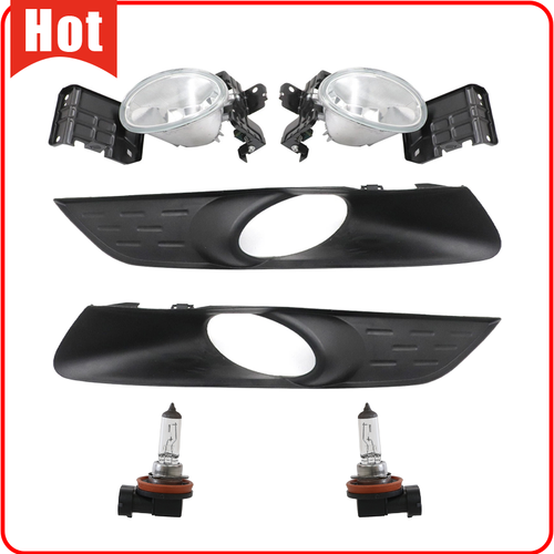 DURAFORCE Front Bumper Fog Lights W/Bulb for Honda Accord Crosstour 3.5L 2010-2012