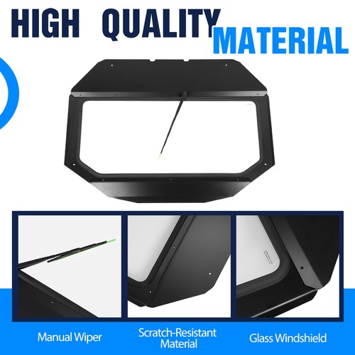 Glass Front Windshield With Wiper For Can-Am Maverick X3 DS RC 2017 2025 ATV UTV