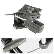 DURAFORCE Bench Vise 3.3 Inch Quick Adjustment Home Vise Dual-purpose Combined Universal