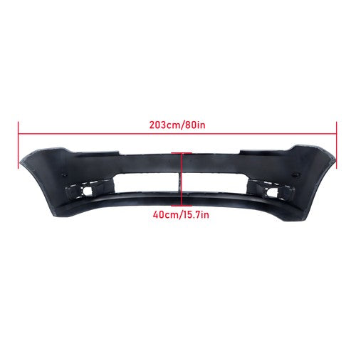 DURAFORCE For Ford Flex 2013-2019 With Park Sensor Holes Front Bumper Cover Plastic