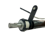 DURAFORCE Set of 35'' Black Tilt Steering Column Manual Floor Shift Without Key & Adapter