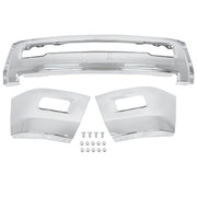 DURAFORCE Chrome Split Front Bumper Without Sensor Hole For Dodge RAM 2500 3500 2010-2018