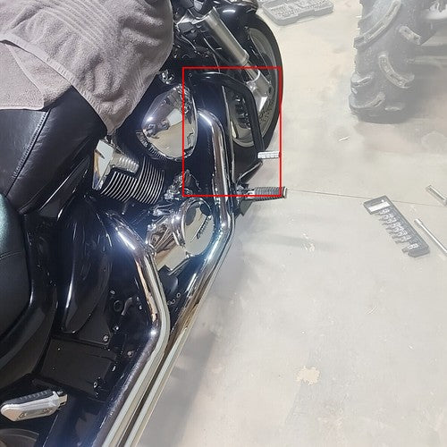 DURAFORCE Engine Case Guard Highway Crash Bar For Suzuki Boulevard M109R Boss 2006-2024