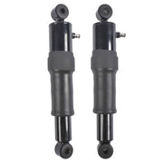 DURAFORCE Pair Rear Steel Air Ride Shocks Suspension For Harley-Davidson Touring 1980-2023