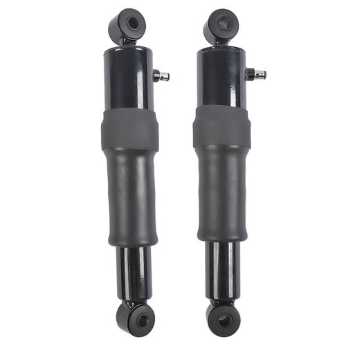 DURAFORCE Pair Rear Steel Air Ride Shocks Suspension For Harley-Davidson Touring 1980-2023
