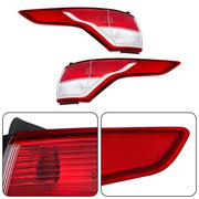 DURAFORCE 2pcs Left+Right Red Rear Tail Light Brake Lamp For Ford Escape 2013-2016 Halogen