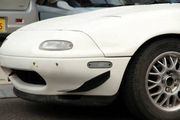 DURAFORCE Pair Fit Mazda 3 6 MX-5 Miata Front Bumper Canard Splitter Diffuser Spoiler Lip