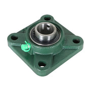 DURAFORCE 10PCS UCF205-16 Pillow Block Flange Bearing 1" Bore 4 Bolt Solid Base