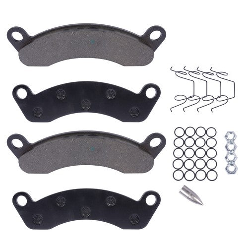 DURAFORCE BRAKE PAD KIT 10K-12K AXLE FOR K71-180-00 DEXTER CALIPER 2 WHEELS Semi-Metallic