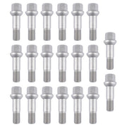 DURAFORCE 20PCS Wheel Lug Bolts Nuts for Mercedes ML550 S500 CL500 GL450 G500 0009905307
