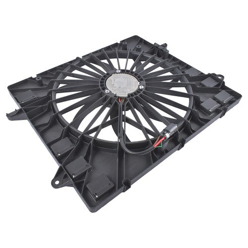 DURAFORCE Radiator Fan Assembly with Brushless Motor for Chevy Traverse Buick Enclave 3.6L