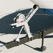 DURAFORCE For Boat Trailer parts Galvanized Winch Stand W/1400lbs Winch Roller and Strap