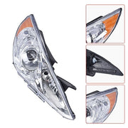 DURAFORCE 2x For Hyundai Sonata 11-14 Chrome Housing Amber Corner Projector Headlights