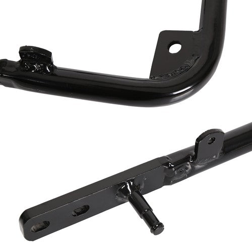 DURAFORCE Aluminum Black Grab Bar Rear Bumper For Yamaha Raptor 700 700R 2006-2024