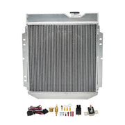 DURAFORCE For 61-65 Econoline Comet Mercury Comet 3 Row Radiator+Shroud+Electric Fan+Relay