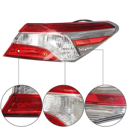 DURAFORCE Tail Light LED Brake Lamp Right Passenger's Side Fit For Toyota Camry 2018-2020