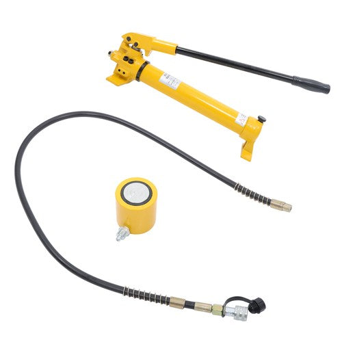 DURAFORCE 30 Ton Hydraulic Jack Power Ram Kit and CP-700 Manual Hydraulic Hand Pump