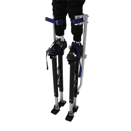 DURAFORCE Drywall Stilts 36" - 48" Adjustable Aluminum Alloy For Painting Electrical Stilt