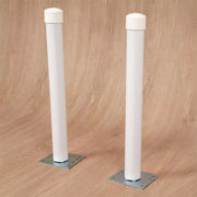 DURAFORCE 2PCS Steel 22" Pontoon Trailer For Boat Post Guide-On Guide On Post W/hardware
