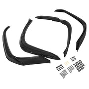 DURAFORCE Black Overfender Fender Flares Kit For Yamaha Grizzly 700 FI EPS 2016-2025