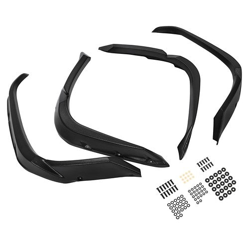 DURAFORCE Black Overfender Fender Flares Kit For Yamaha Grizzly 700 FI EPS 2016-2025