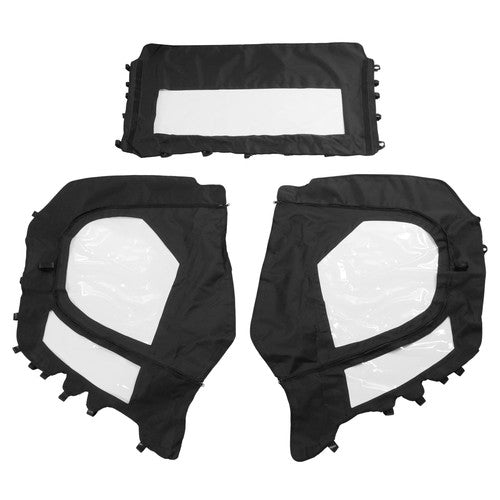 PVC Soft Half Door Enclosure Black Clear for T-Boss 550 750 560 760 UTV