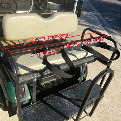 Golf Bag Holder Bracket Attachment Cart for EZGO Club Car Yamaha Rear Seat