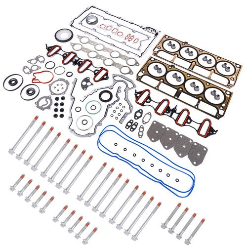 DURAFORCE Full Gasket Set Head Bolts For 2002-2011 Chevrolet GMC Buick Cadillac 4.8L 5.3L