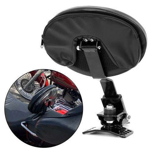 DURAFORCE Plug-in Driver Rider Backrest Pad For Harley CVO Touring Road King Glide 97-24