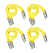 DURAFORCE 4Pack 10ft × 2in Lift Sling Straps Heavy Duty Lifting Slings Web Sling 14000lbs