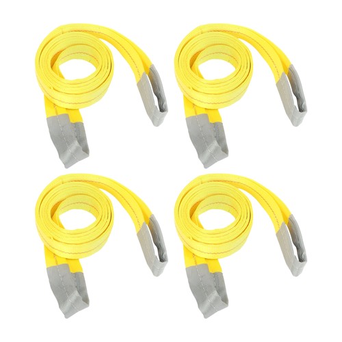DURAFORCE 4Pack 10ft × 2in Lift Sling Straps Heavy Duty Lifting Slings Web Sling 14000lbs