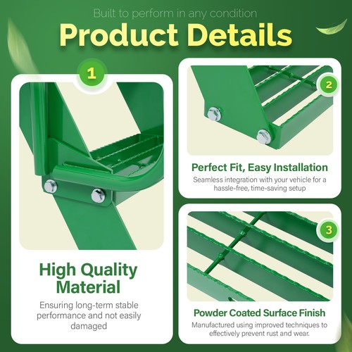 DURAFORCE Tractor Step Extension Kit Left Hand For John Deere 3010 3020 4000 4010 4020 2WD