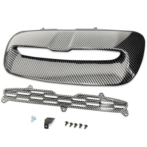 DURAFORCE Carbon Fiber Style for 2007-2013 Mini Cooper SR55-59 Hood Air Intake Vent Scoop