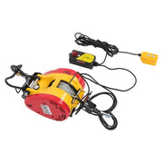 DURAFORCE 1100lbs 500kg 2in1 Portable Electric Hoist Winch Wire & Wireless Remote Control