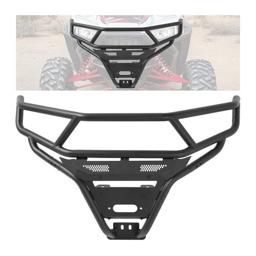 Black Front Brush Guard Bumper for 4WD Polaris RZR XP 1000 14-23