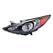DURAFORCE Black Headlights Headlamps Housing Right&Left Side For Hyundai Sonata 2011-2014