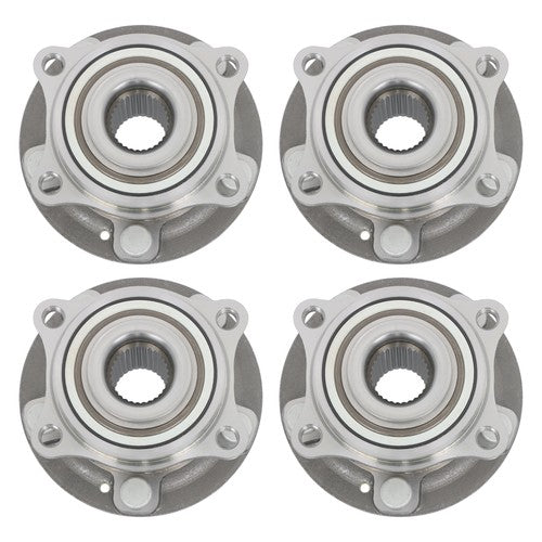 DURAFORCE 4pcs AWD For Hyundai Santa Fe 2007-14 Sorento 11-15 Front Rear Wheel Hub Bearing