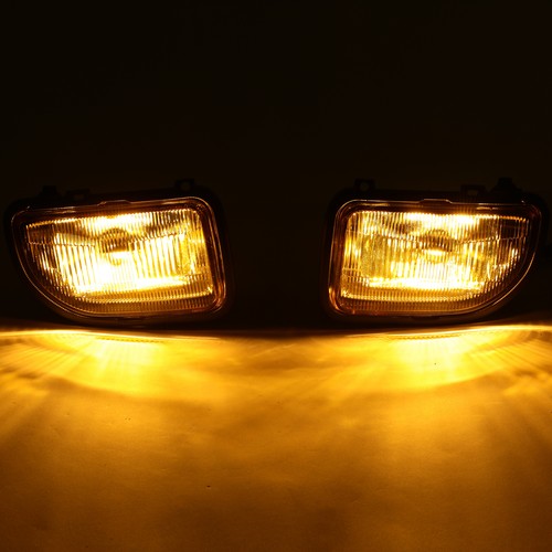 Set Fog Lights Yellow For Toyota MR2 1991-1995 Front Bumper Lamps With Bulbs