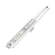 DURAFORCE 1 Pair 18 Inch 150 Lb Capacity Heavy Duty Locking Drawer Slides
