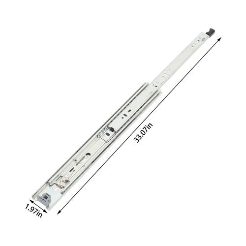 DURAFORCE 1 Pair 18 Inch 150 Lb Capacity Heavy Duty Locking Drawer Slides