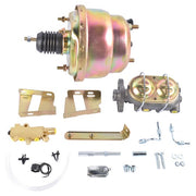 DURAFORCE 7" Zinc Power Brake Booster Conversion Kit for Chevy Impala Bel Air 1959-1964