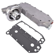 DURAFORCE Oil Cooler Cover Filter Head for Cummins 6CT ISC QSC 8.3 ISL QSL 3974325 3974324