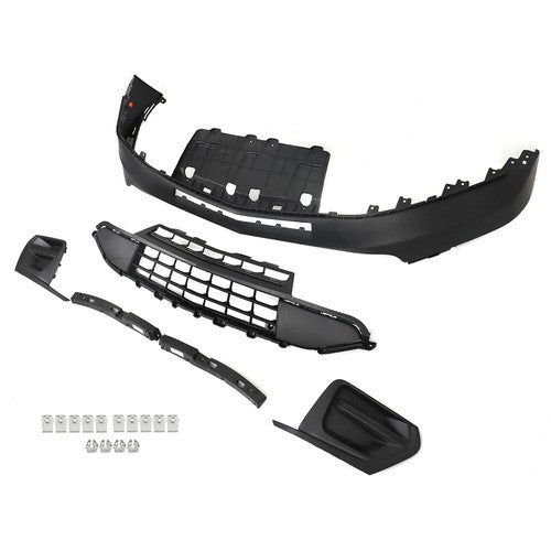 DURAFORCE New Front Bumper&Grill&Fog Lamp Cover&Bracket For Chevrolet Traverse 2018-2020