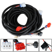 DURAFORCE For EZGO TXT Golf Cart Gas&Electric 12V LED Headlight & Tail Light Kit W/ Wire