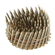 DURAFORCE 7200Pcs 1-3/4" × 0.12" 15 Degree Coil Roofing Nail 3/8" Head Diameter Galvanized