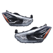 DURAFORCE Headlights Headlamps Clear Lens For Nissan Kicks SR 2018 2019 2020 LH+RH Side